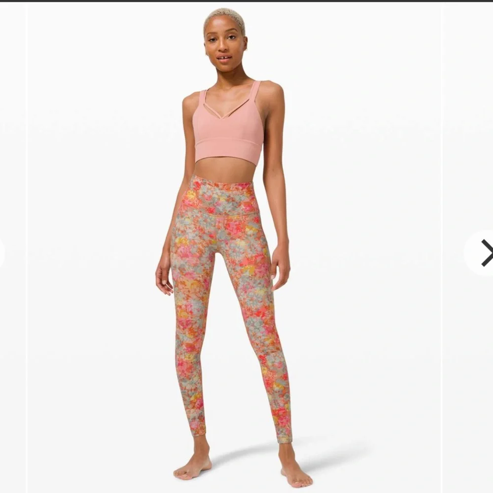 lululemon athletica Multicolor Floral Print High-Rise Leggings